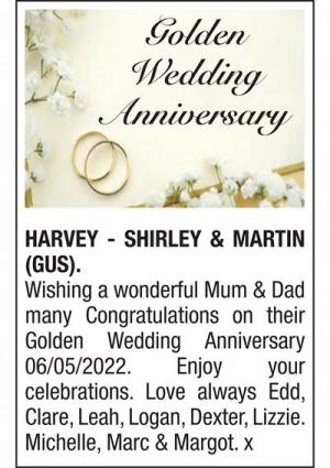 SHIRLEY & MARTIN (GUS) HARVEY