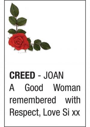 JOAN CREED