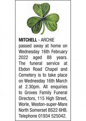 ARCHIE MITCHELL