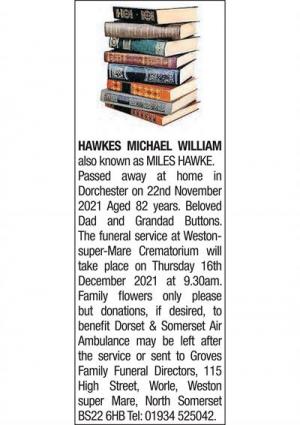 MICHAEL WILLIAM HAWKES