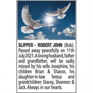 ROBERT JOHN (BOB) SLIPPER