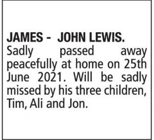 JOHN LEWIS JAMES