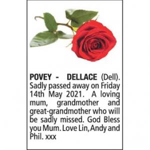 DELLACE (DELL) POVEY