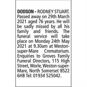 RODNEY STUART DODSON