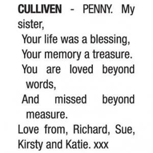 PENNY CULLIVEN