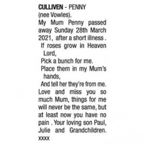 PENNY CULLIVEN