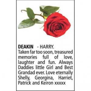 HENRY (HARRY) DEAKIN