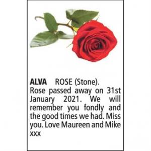 ROSE ALVA (STONE)