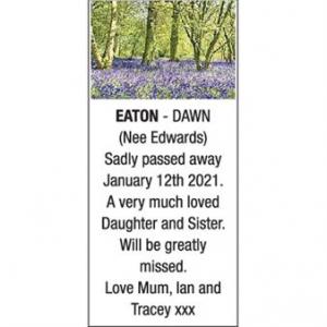 DAWN EATON (nee Edwards)