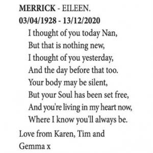 EILEEN MERRICK