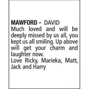 DAVID MAWFORD