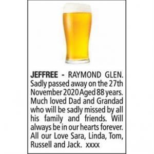 RAYMOND GLEN JEFFREE