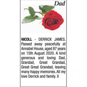 DERRICK JAMES NICOLL