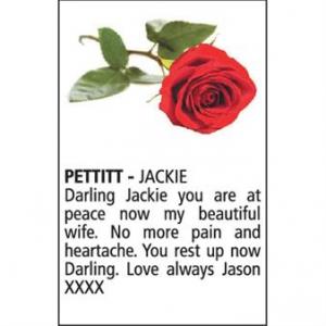 JACKIE PETTITT