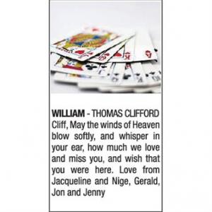 CLIFFORD WILLIAM THOMAS