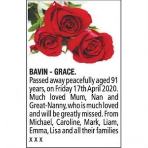 GRACE BAVIN