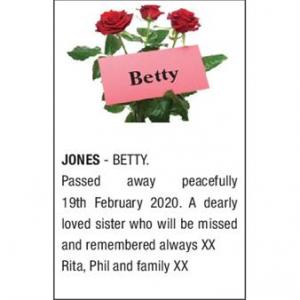 JONES BETTY