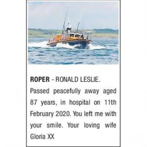 RONALD LESLIE ROPER