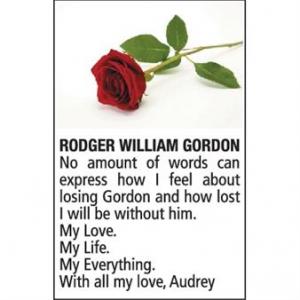 WILLIAM GORDON RODGER