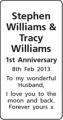 Stephen Williams - Tracy Williams