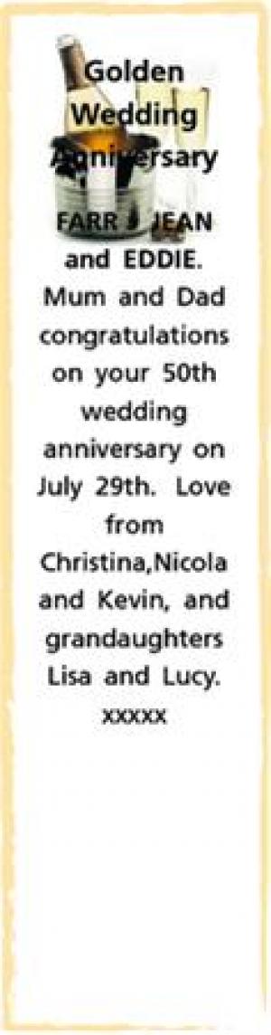 Anniversaries